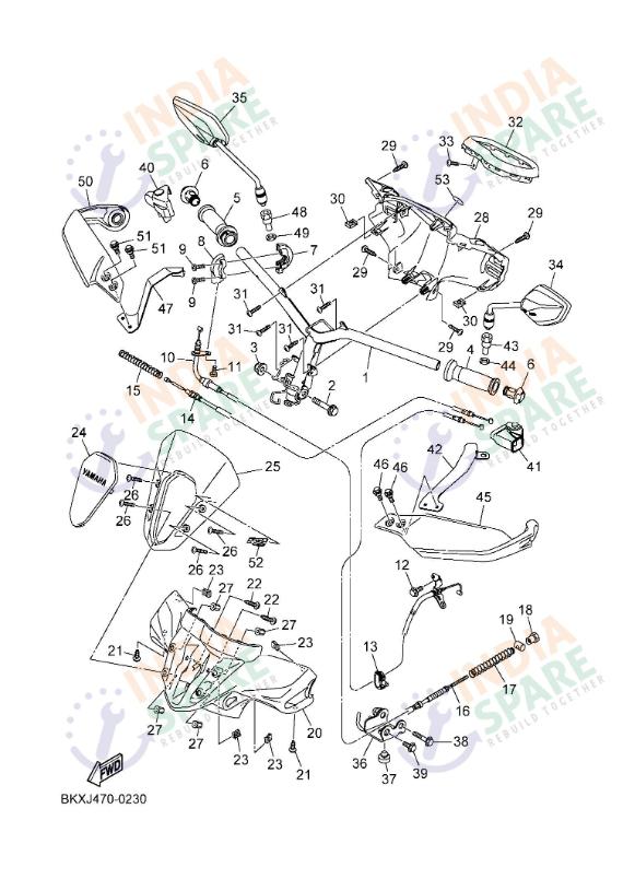 STEERING HANDLE & CABLE